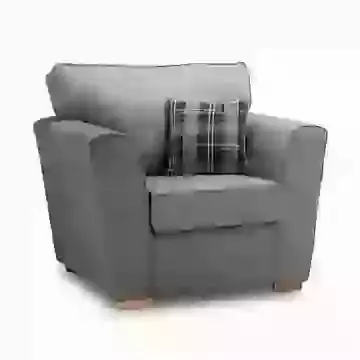 Compact Fabric Arm Chair
